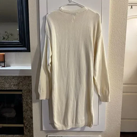 JW ANDERSON Twist-front cutout cotton dress Cream Size XS - Picture 7 of 13